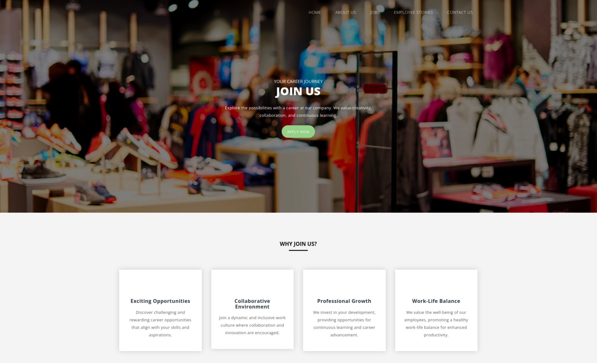 Gigantic Retail Website