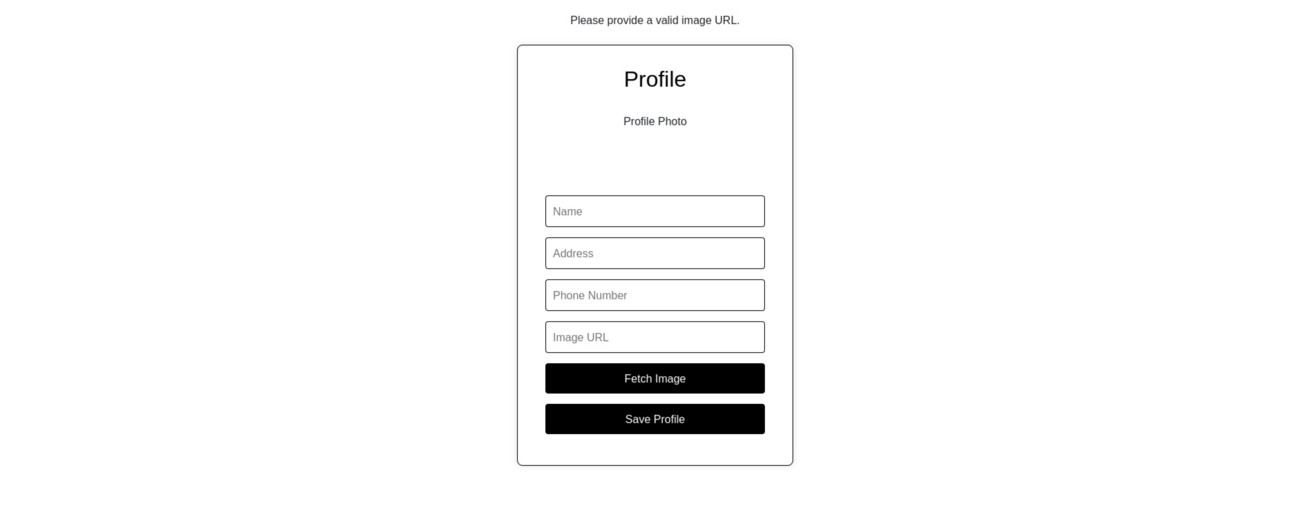 Gigantic Retail website - Profile
